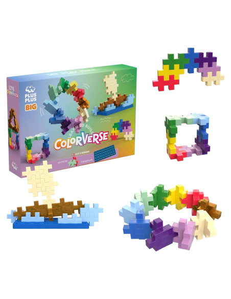 Juego de Construcción Plus-Plus Colorverse 60 Piezas para Niños Juego de Construcción Plus-Plus Colorverse 60 Piezas para Niños