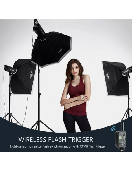 Kit de Luz de Flash Godox SK400II 800W para Estudio Kit de Luz de Flash Godox SK400II 800W para Estudio