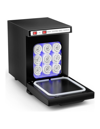 Calentador de Toallas MUYTOP 5.5L Negro Profesional 2-en-1