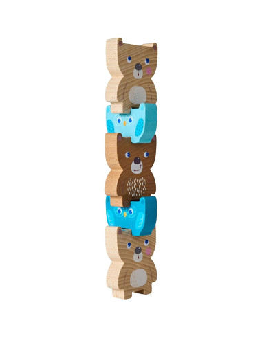 Juguete de Apilamiento de Madera HABA - Clasificador Montessori 2+