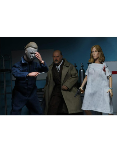 Figuras de Acción NECA Halloween 2 Dr. Loomis y Laurie Strode 2-pack