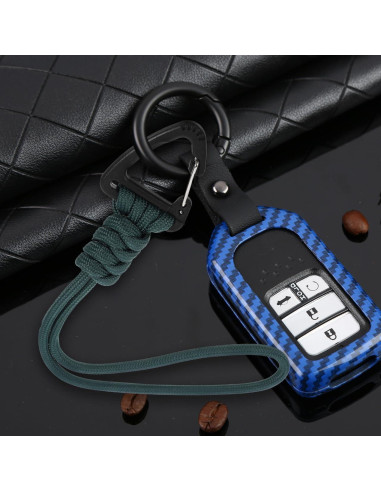 Llavero Paracord HANABASS 2pcs Verde Oscuro 1.3m