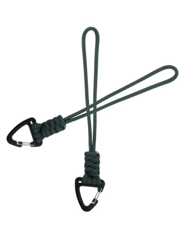 Llavero Paracord HANABASS 2pcs Verde Oscuro 1.3m