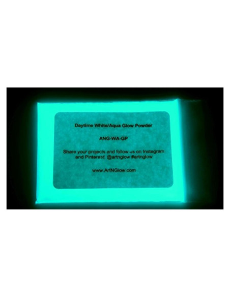 Polvo Brillante en la Oscuridad Art 'N Glow Aqua Neutro 30g Polvo Brillante en la Oscuridad Art 'N Glow Aqua Neutro 30g