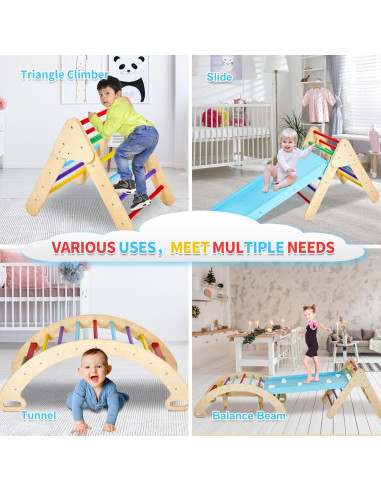 GOME Gimnasio de Juego 5 en 1 para Niños con Rampa y Arco