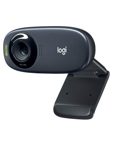 Webcam Logitech C310 HD 720p con Micrófono y Corrección de Luz