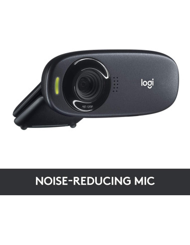Webcam Logitech C310 HD 720p con Micrófono y Corrección de Luz