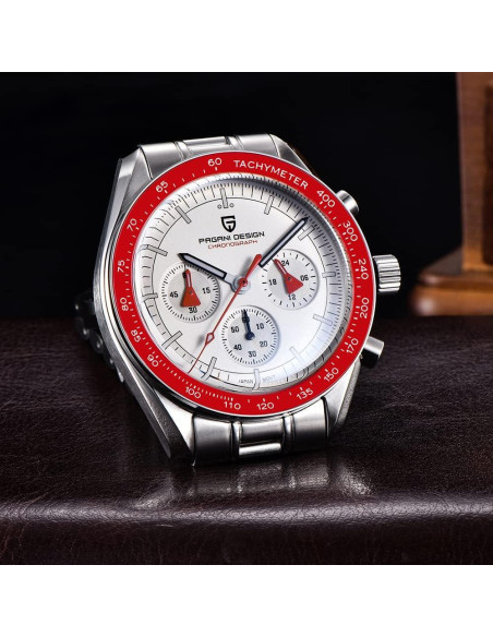 Reloj Deportivo Pagani Design PD-1701 Cronógrafo 40mm Acero Inoxidable Reloj Deportivo Pagani Design PD-1701 Cronógrafo 40mm Acero Inoxidable