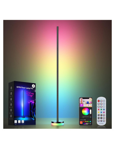 Lámpara de Pie LED RGBICW 1300lm Giant - Control Remoto, App