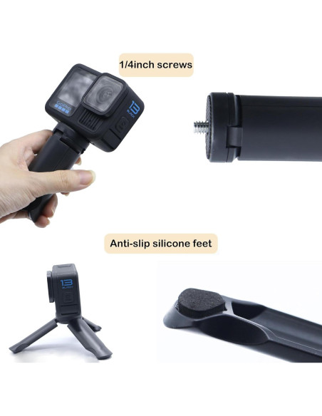 Trípode de Mesa PCTC para GoPro Hero 13 y DJI Osmo Pocket 3 Trípode de Mesa PCTC para GoPro Hero 13 y DJI Osmo Pocket 3