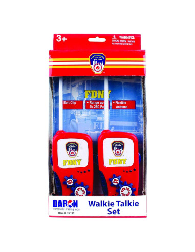 Juego de Walkie Talkie DARON FDNY 2 Unidades 23.5 cm