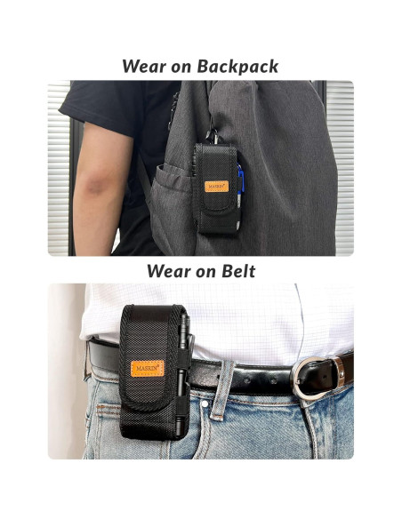 Funda para Multiherramienta MASRIN, Bolsa EDC Negra, Nylon Funda para Multiherramienta MASRIN, Bolsa EDC Negra, Nylon