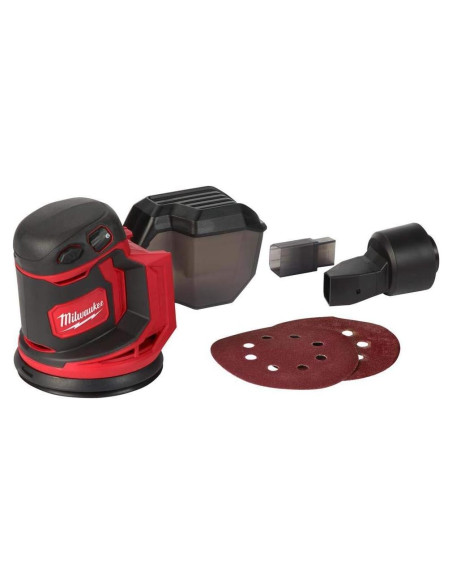 Lijadora Orbital Milwaukee M18 5" 18V 12000 OPM Lijadora Orbital Milwaukee M18 5" 18V 12000 OPM
