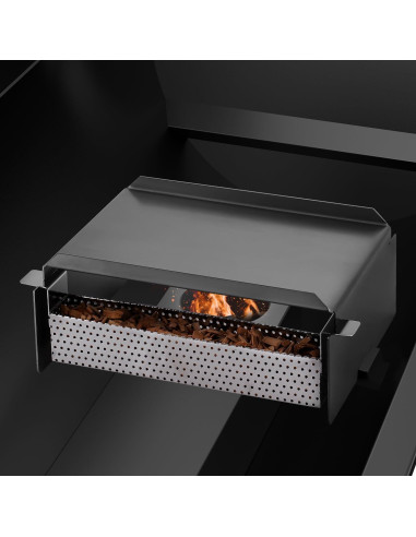 Difusor de Calor de Acero Stanbroil con Caja de Ahumador 33x28 cm