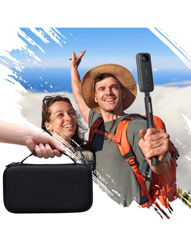 Funda Dura XANAD para Cámara de Acción Insta360 X5/X4/X3/X2 Impermeable
