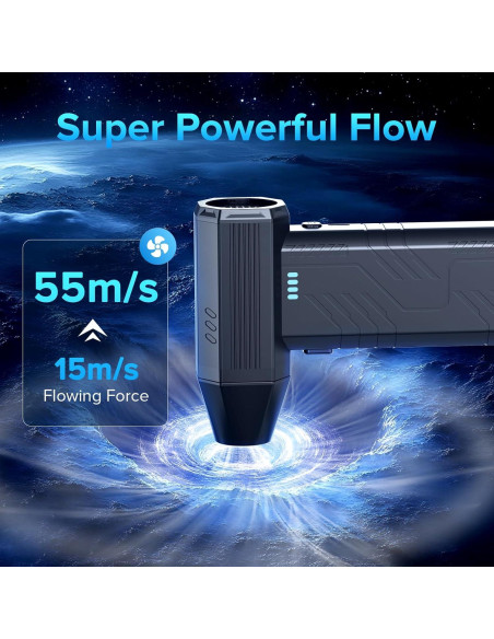 Soplador de Aire Comprimido LGINZS 140W 8000mAh 130000 RPM Soplador de Aire Comprimido LGINZS 140W 8000mAh 130000 RPM