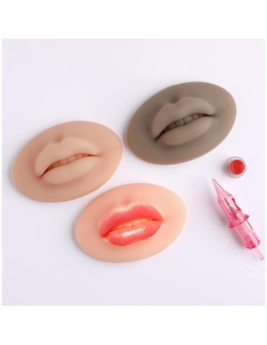 Piel de Práctica de Labios 3D Charme Princesse TA536 - Silicona