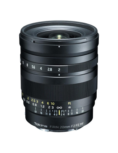 Lente Tokina FRN-MF20FXSE 20mm f/2 E-Mount para Sony