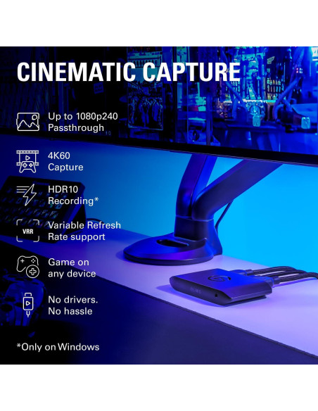 Tarjeta de Captura Externa Elgato 4K S para PS5, Xbox, PC Tarjeta de Captura Externa Elgato 4K S para PS5, Xbox, PC