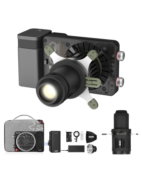 Luz LED Zhiyun MOLUS X100 PRO V2 100W Mini Foco Portátil Luz LED Zhiyun MOLUS X100 PRO V2 100W Mini Foco Portátil