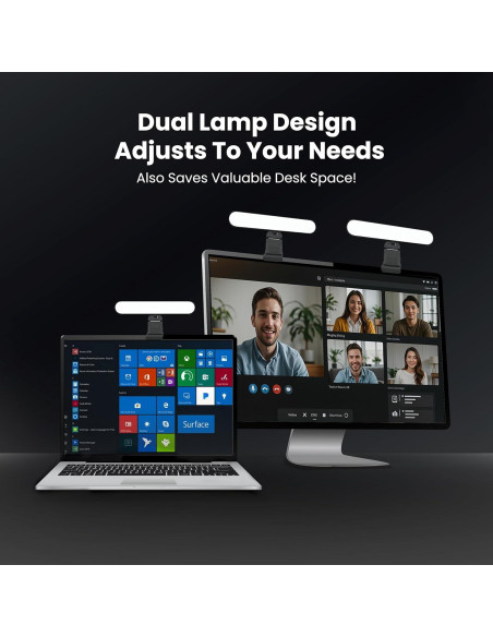Barra de Luz para Monitor Doctor Easy - Luz de Video USB Ajustable Barra de Luz para Monitor Doctor Easy - Luz de Video USB Ajustable