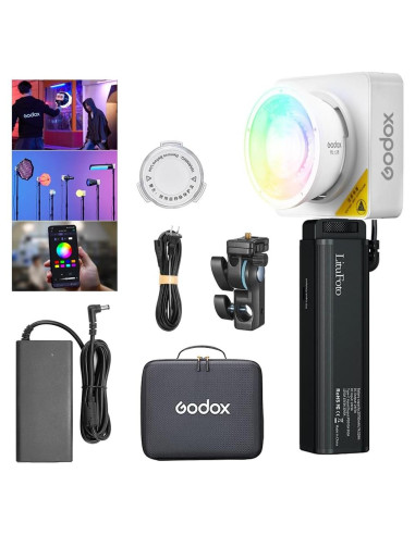 Luz LED Godox ML100R 110W RGB 1800K-10000K con Control APP