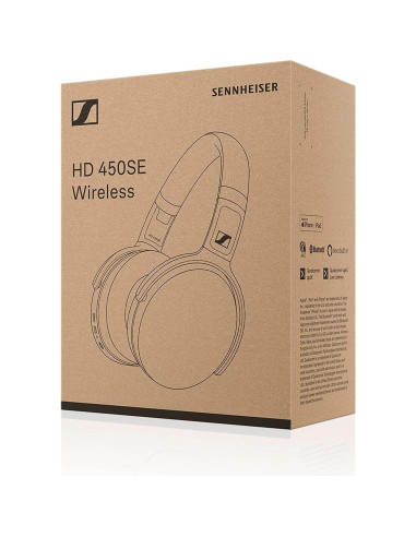 Auriculares Inalámbricos Sennheiser HD 450SE Bluetooth 5.0 Negro
