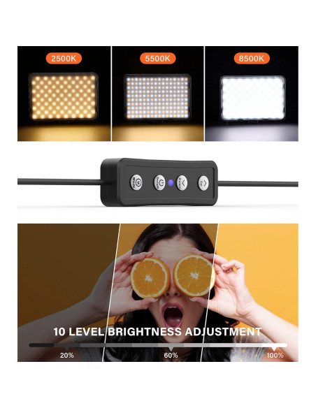 Kit de Iluminación LED Unicucp con Trípode 160 cm y Luz Regulable Kit de Iluminación LED Unicucp con Trípode 160 cm y Luz Regulable
