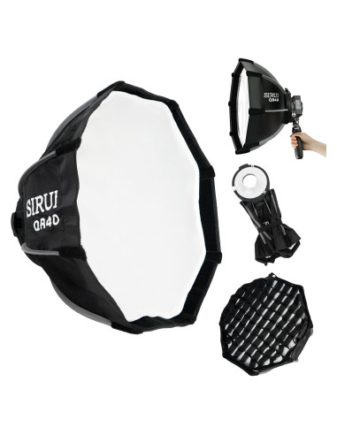 Softbox Mini Plegable SIRUI QR40 40cm con Difusor y Rejilla