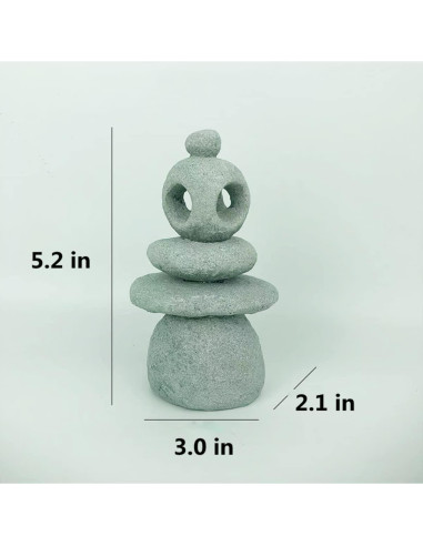 Linterna de Piedra Sdeetesamjun para Jardín Zen 13.2 cm