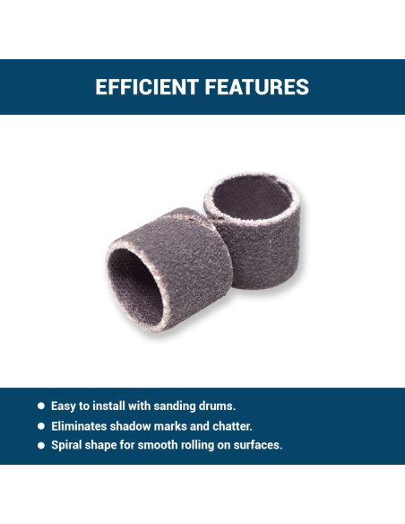 Bandas de Lijado Benchmark Abrasives 1.27cm 80 Grano - Paquete de 10 Bandas de Lijado Benchmark Abrasives 1.27cm 80 Grano - Paquete de 10
