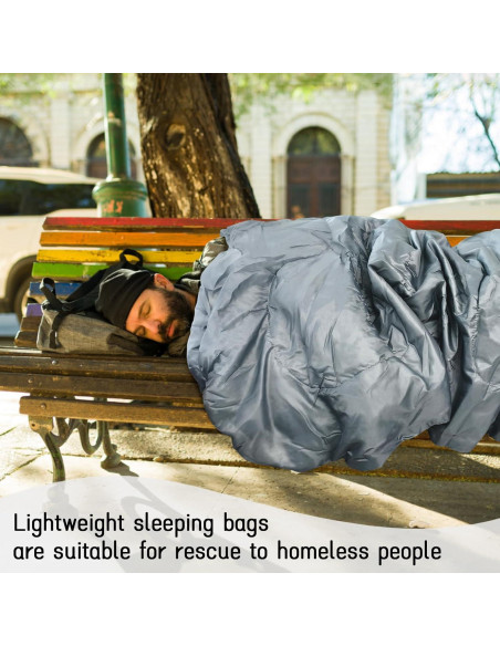Paquete de 6 Sacos de Dormir Tewloss 210x76 cm Algodón Impermeable Paquete de 6 Sacos de Dormir Tewloss 210x76 cm Algodón Impermeable