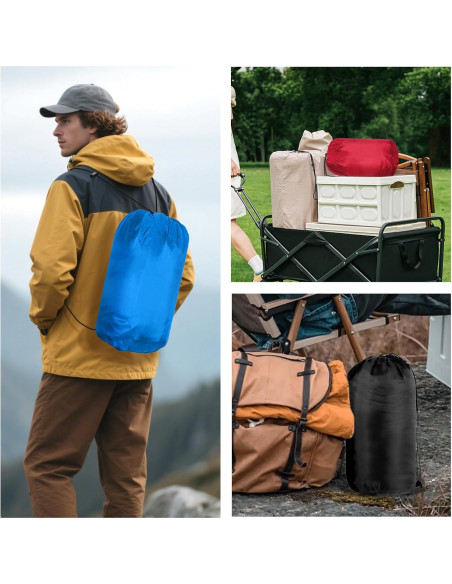 Paquete de 6 Sacos de Dormir Tewloss 210x76 cm Algodón Impermeable Paquete de 6 Sacos de Dormir Tewloss 210x76 cm Algodón Impermeable