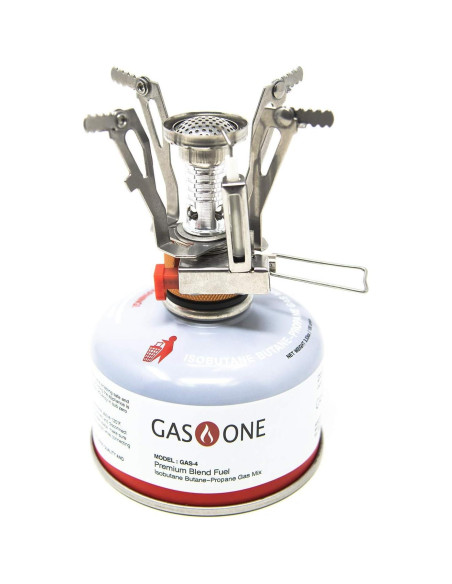 GasOne Combustible Isobutano para Camping 100g - Paquete de 2 GasOne Combustible Isobutano para Camping 100g - Paquete de 2