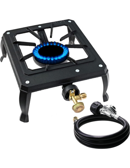Estufa de Camping Propano Herb CSP24 15,000 BTU Hierro Fundido Estufa de Camping Propano Herb CSP24 15,000 BTU Hierro Fundido