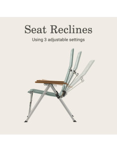 Silla de Malla Reclining Coleman Living, 3 Posiciones, 4.8 kg 2