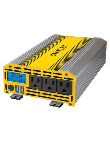 Inversor de Potencia STANLEY PI1000S 1000W 3 Salidas AC USB