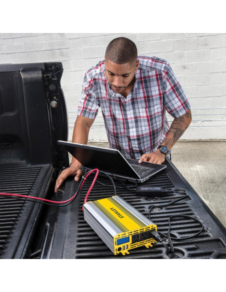 Inversor de Potencia STANLEY PI1000S 1000W 3 Salidas AC USB Inversor de Potencia STANLEY PI1000S 1000W 3 Salidas AC USB