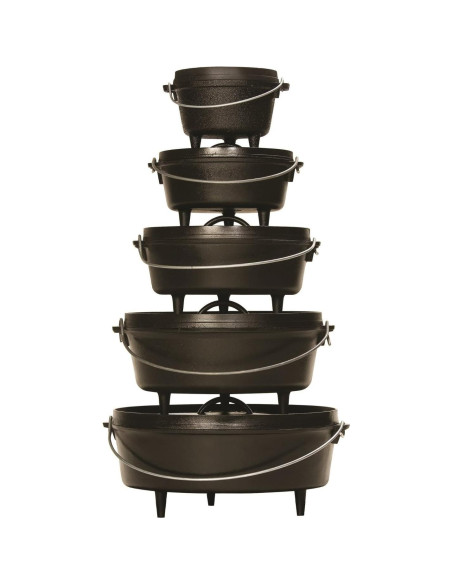 Horno de Campamento Lodge de Hierro Fundido 8 Qt con Tapa Horno de Campamento Lodge de Hierro Fundido 8 Qt con Tapa