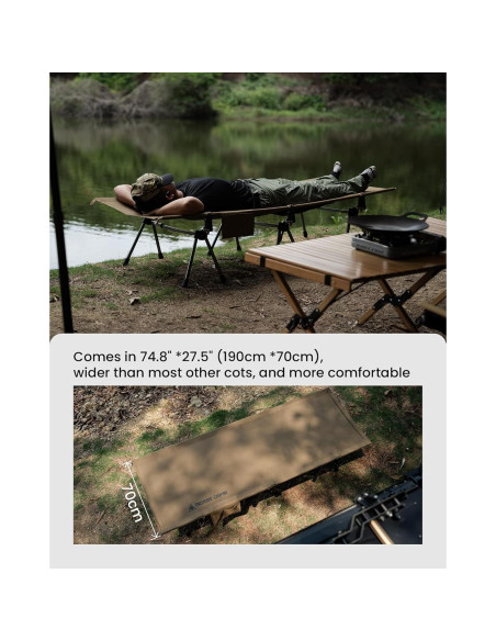 Hamaca Tienda Caliente OneTigris + Cama de Camping Plegable Hamaca Tienda Caliente OneTigris + Cama de Camping Plegable