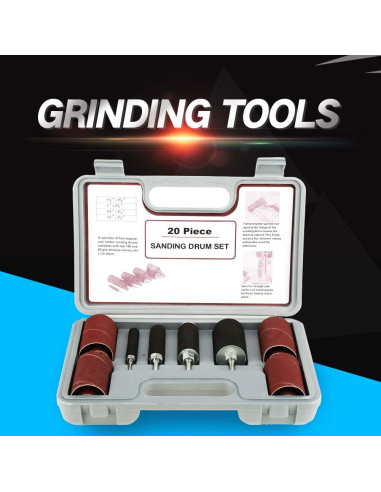 Kit de Lijado de Tambor Simlug 20 Piezas con Estuche