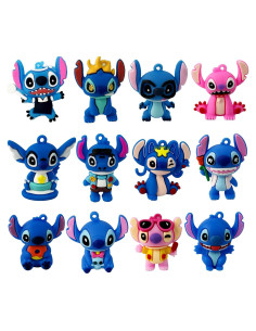 Juego de Figuras Coleccionables Azules YNPJQWP 12 Piezas