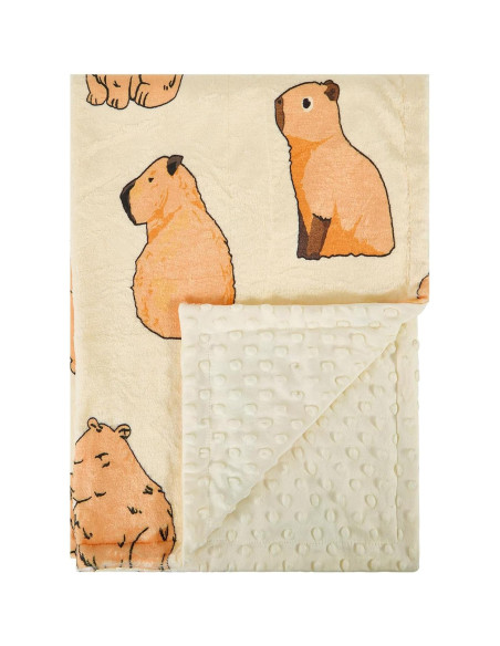 Manta de Bebé DCOOLGO Capibara Doble Capa 67x102 cm Manta de Bebé DCOOLGO Capibara Doble Capa 67x102 cm