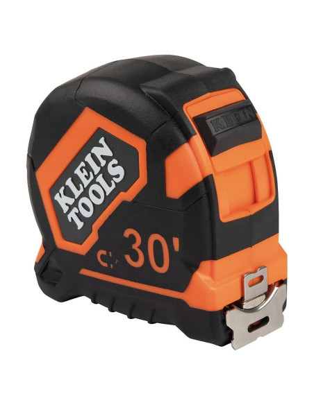 Cinta Métrica Klein Tools 9230 9.14 m Doble Cara con Gancho Cinta Métrica Klein Tools 9230 9.14 m Doble Cara con Gancho