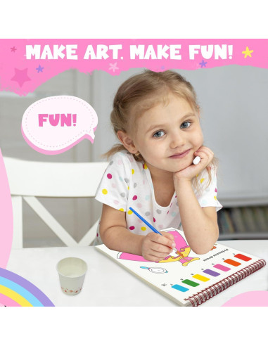 Libro de Pintura con Agua ZMLM - Acuarela para Niños 20 Hojas