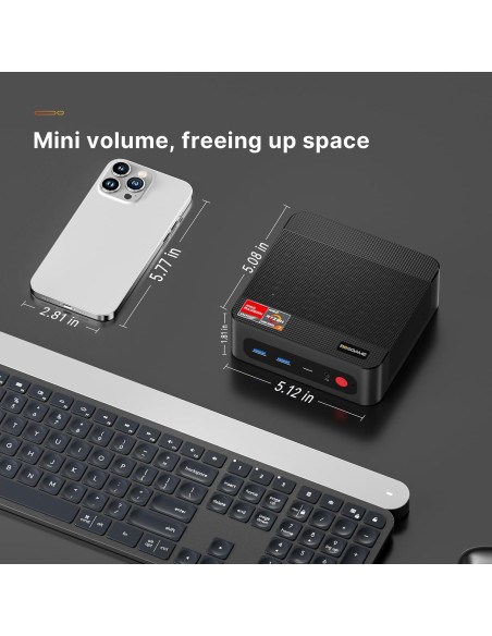 Mini PC BOSGAME P4, AMD Ryzen 7 5825U, 32GB RAM, 1TB SSD Mini PC BOSGAME P4, AMD Ryzen 7 5825U, 32GB RAM, 1TB SSD