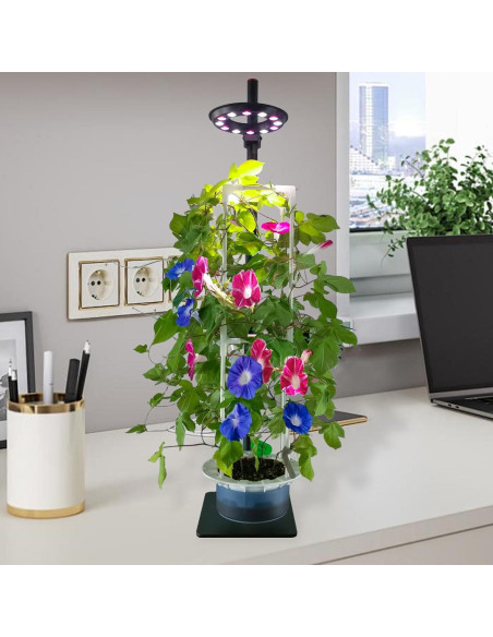 Kit de Cultivo Hidropónico Interior con Luz LED Ajustable 100 cm Kit de Cultivo Hidropónico Interior con Luz LED Ajustable 100 cm