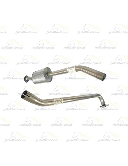 Tubería de Resonador Acero Inoxidable Escape del Noreste Toyota Corolla 1.6L 1996-1997 Tubería de Resonador Acero Inoxidable Escape del Noreste Toyota Corolla 1.6L 1996-1997