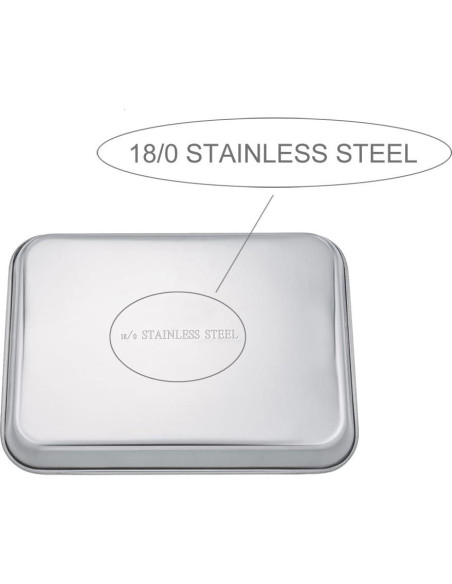 Juego de bandeja y rejilla para horno tostador TeamFar 23.6x17.8cm Juego de bandeja y rejilla para horno tostador TeamFar 23.6x17.8cm