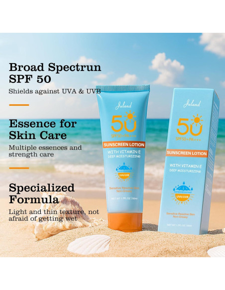 Protector Solar Facial Juland SPF 50+ Hidratante 50 ml Protector Solar Facial Juland SPF 50+ Hidratante 50 ml